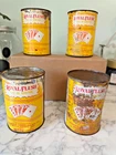 Vintage Royal Flush Fuel Oil Additive (empty cans) made in Macon, GA