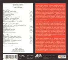 JOS‚ DE NEBRA: ARIAS DE ZARZUELAS NEW CD