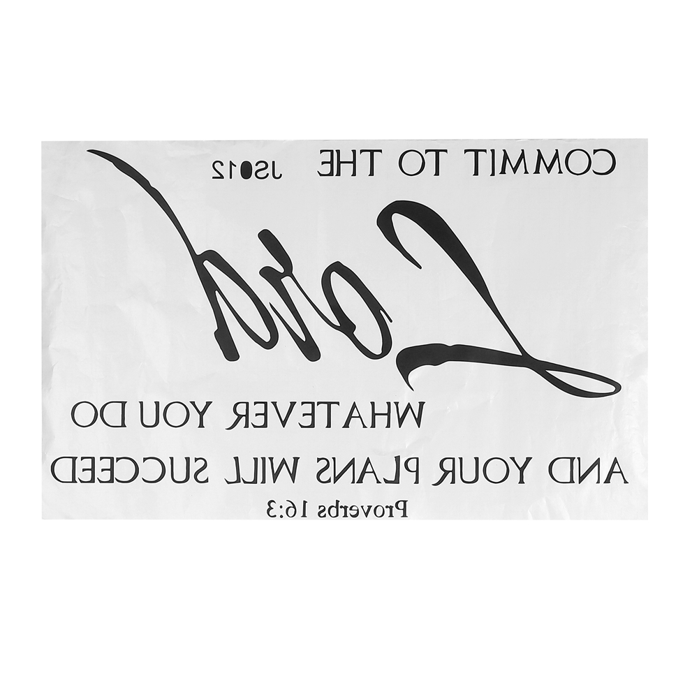 Adhesive Motto Wall Sticker Eco-friendly Home Décor For Bedroom