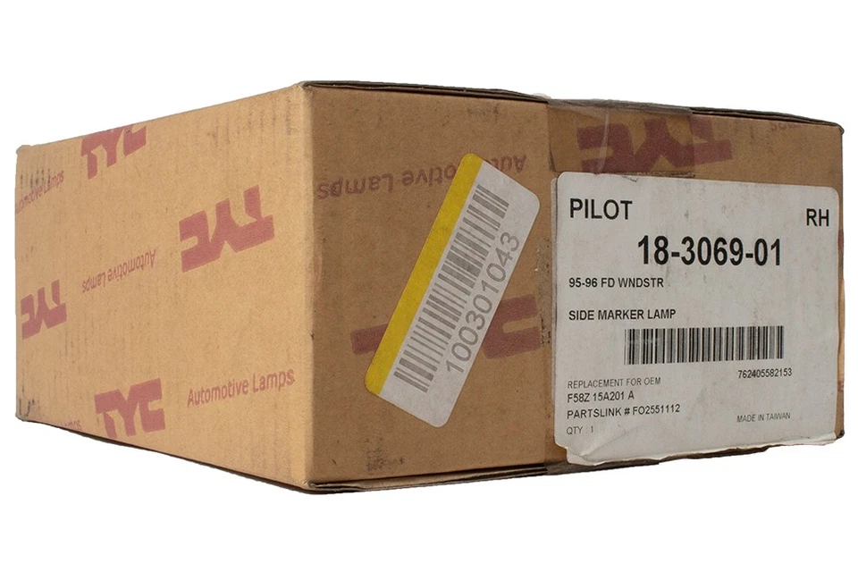 TYC Right Side Marker Light Assembly Fits 1995-96 Ford Windstar Model 18-3069-01 - Image 4 of 4