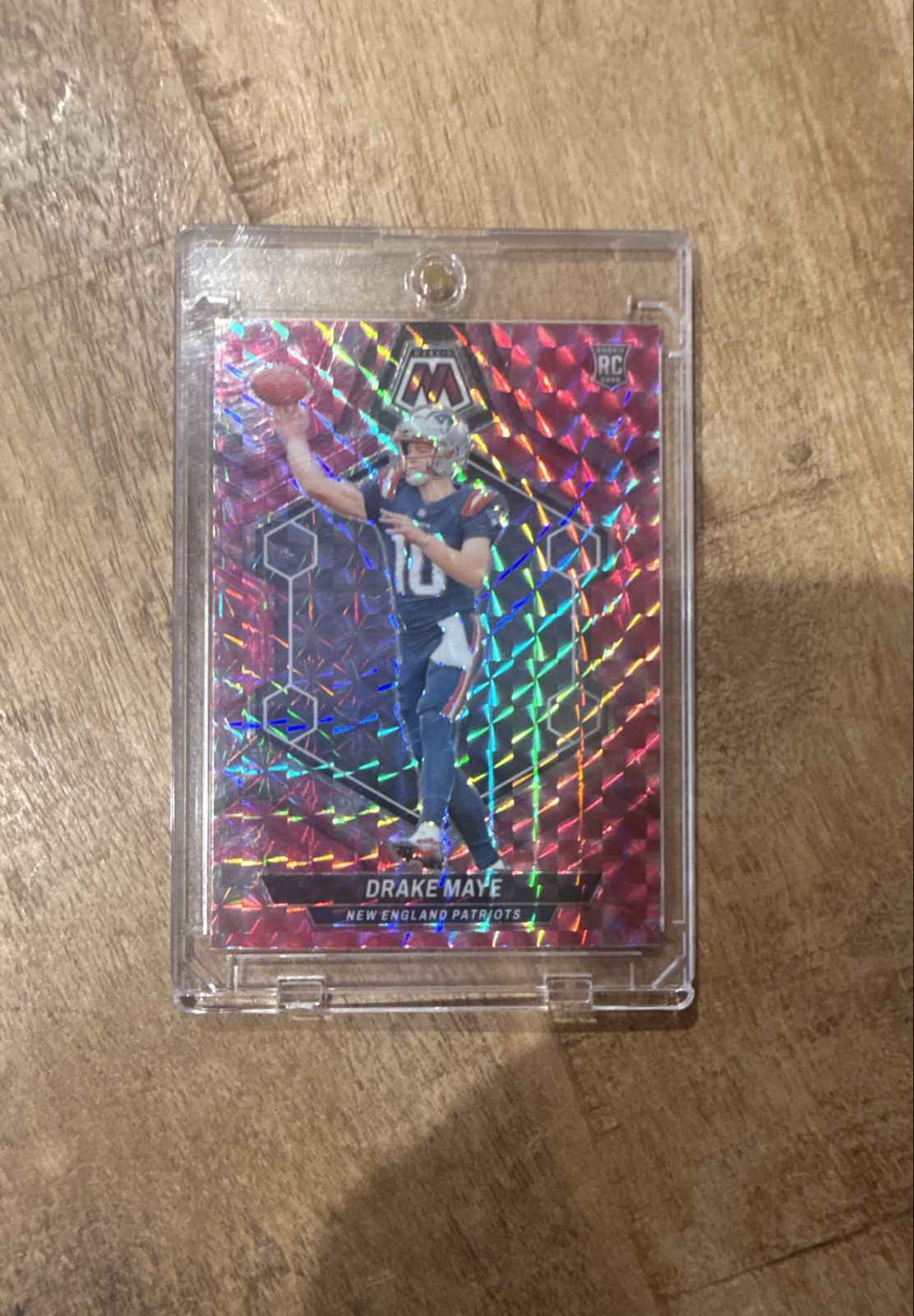 2024 Panini Mosaic - Rookies Drake Maye #303 Camo Pink Mosaic Prizm (RC)