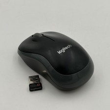 Logitech Logi Wireless Mouse M185 Black w/ dongle Tested Working