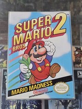 Super Mario Bros. 2 Nintendo NES, 1988 CIB Complete Game Box Manual Insert