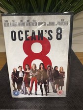 Ocean's 8 DVD 2018 UK Region 2 Sandra Bullock BRAND NEW AND SEALED