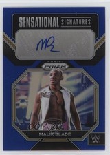 2023 Panini Prizm WWE Sensational Signatures Blue 43/49 Malik Blade Auto 5i3