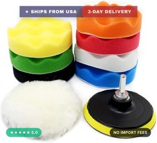 4 Inch Buffing Polishing Pads, 10 Pcs Drill Polishing Kit