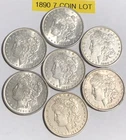1890 MORGAN SILVER DOLLAR MS/AU GRADE (7 COIN LOT) - FUTURE NUMISMATIC VALUE💥✅