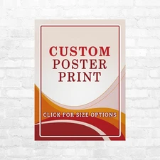 Custom Poster Printing, Family Photo Poster, Wedding Poster, Personalized Poster