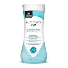 Summer's Eve Fragrance Free All-Over Feminine Wash, 15 Fl Oz Pack of 1 