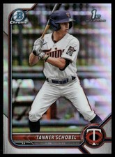 2022 Bowman Draft #BDC-28 Tanner Schobel Chrome Refractor