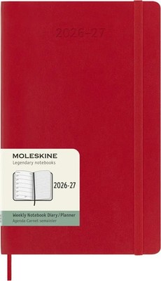 Moleskine 18 Monate Wochen Notizkalender 2026/2027, Large/A5, 1 Wo = 1 Seite,...