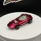 Vintage Hot Wheels Redline Silhouette Rose Pink US Base - Nice Shine, Good