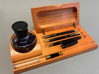 PARKER SONNET edles Schreibset mit Füller 2x 750er Goldfeder Kuli Bleistift