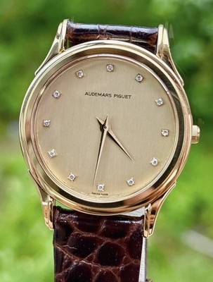 1970 s Audemars Piguet Vintage Cobra Watch Diamond Dial 18k
