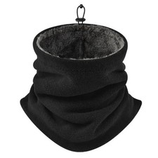 Winter Fleece Warmer Face Mask Scarf Soft Double Layer Thick Neck Gaiter Bandana