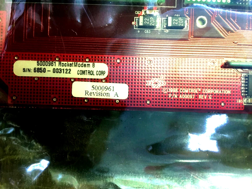 COMTROL CORPORATION ROCKETMODEM 8 5000961 PN A00097 REV G (C-4) - Image 3 of 4