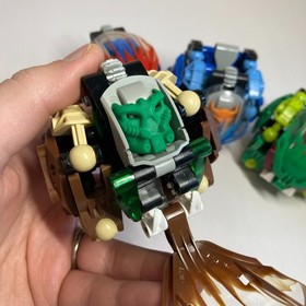 2002 Lego Bionicle BOHROK 8560 - 8565 Complete Set of 6 with Krana + Canister