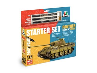 Italeri - Panther Sd.Kfz.171 Ausf. A Starter Set, 1/56, 75003