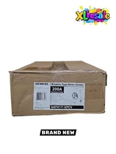 Siemens 200A Ringless Meter Socket UAT417-XPCV 4-Jaw Horn Bypass OH/UG Feed