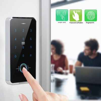Touch Screen Door Keypad Fingerprint Password Card Reader Wiegand26 Access Contr