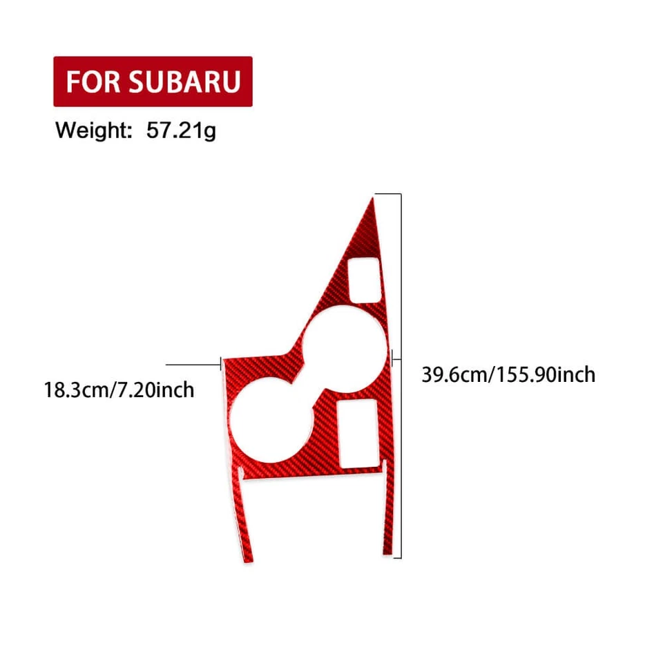 Cubierta adhesiva de fibra de carbono para Subaru Crosstrek 2023-2024 Foto 4 de 4