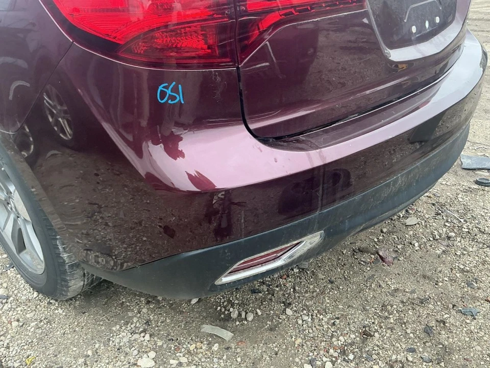 Rear Bumper Without Park Assist Dark Cherry R529P Fits 14-16 MDX 836461 Foto 2 de 4