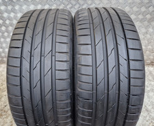 PAIR OF 215 50 18 92w HANKOOK Ventus3 Evo SUV PART WORN TYRES 7mm