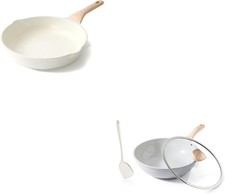 Kordisen Ceramic Wok Pan, 12 Inch Nonstick with Lid, Healthy Non Toxic...