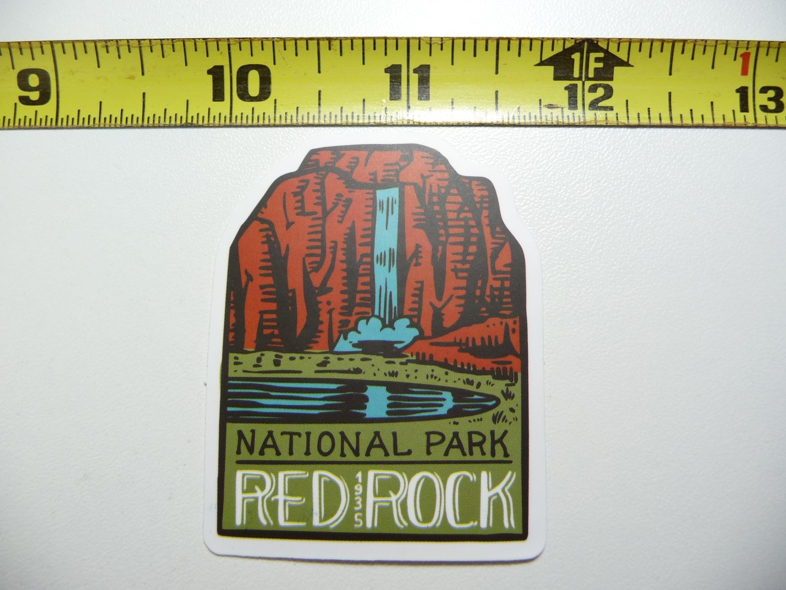 National Park Waterfall Hiking Decal Sticker for Camping Outdoors