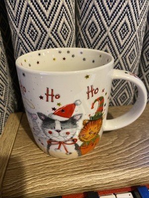 Alex Clark Tasse Ho Ho Weihnachten Katzen