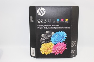 GENUINE HP 923 5-PACK 2 Black, C/M/Y Ink Cartridges Exp 12/2027+ 6C3Y8BN