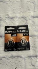 2 Pack CR1632 1632 DURACELL Lithium 3v, March 2035, Sealed