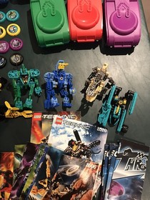 Lego Technic Throwbots Collection Complete With Manuals, Posters, Cases 8520