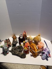 Vintage Ty Beanie Babies Zodiac Complete Set Of 12 With Ear Tags Nice 