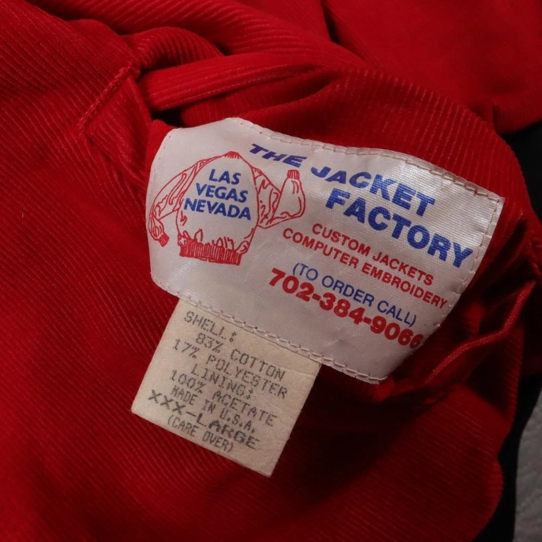 VTG Gold Coast Poker Tournament Las Vegas Jacket Factory Bomber Jacket Mens 2XL - product detail image 6