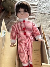 Seymour Mann Connoisseur Collection Porcelain Doll Limited Edition Christmas