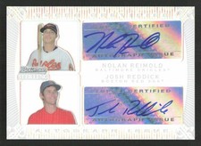 2009 Bowman Sterling Nolan Reimold Josh Reddick Auto Dual Autograph #/199