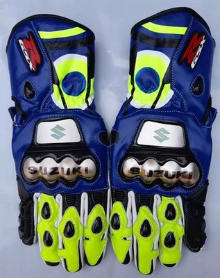 New Hayabusa Motorcycle Racing Gloves   Full Leather Sport Riding Gloves