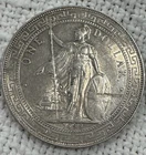 1899B GREAT BRITAIN SILVER TRADE DOLLAR  BRITISH COIN AU/BU