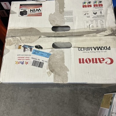Canon Pixma MP470 All-In-One Inkjet Printer NEW Open Box Print Scan Copy
