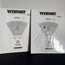 NEW Webway FW-521 Refill 10 Filler Sheets 20 pages 11 1/2" x 14 1/2" 2 Pack 