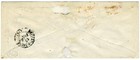 U.S. #69 with magenta Trenton, N.J. CDS to Paris in 1865, VF-XF stamp — photo 2