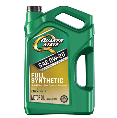 Full Synthetic 0W-20 Motor Oil, 5-Quart, Engine Performance, Sludge Protection