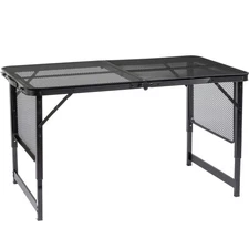 4.7 ft Folding Grill Table, Outdoor Lightweight Aluminum Tables Dinner Table