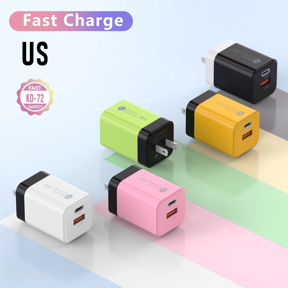 wholesale 38W Super Fast Charger Type C For iPhone 17 16 15 14 13 12 11 Pro Max - Image 4 of 4