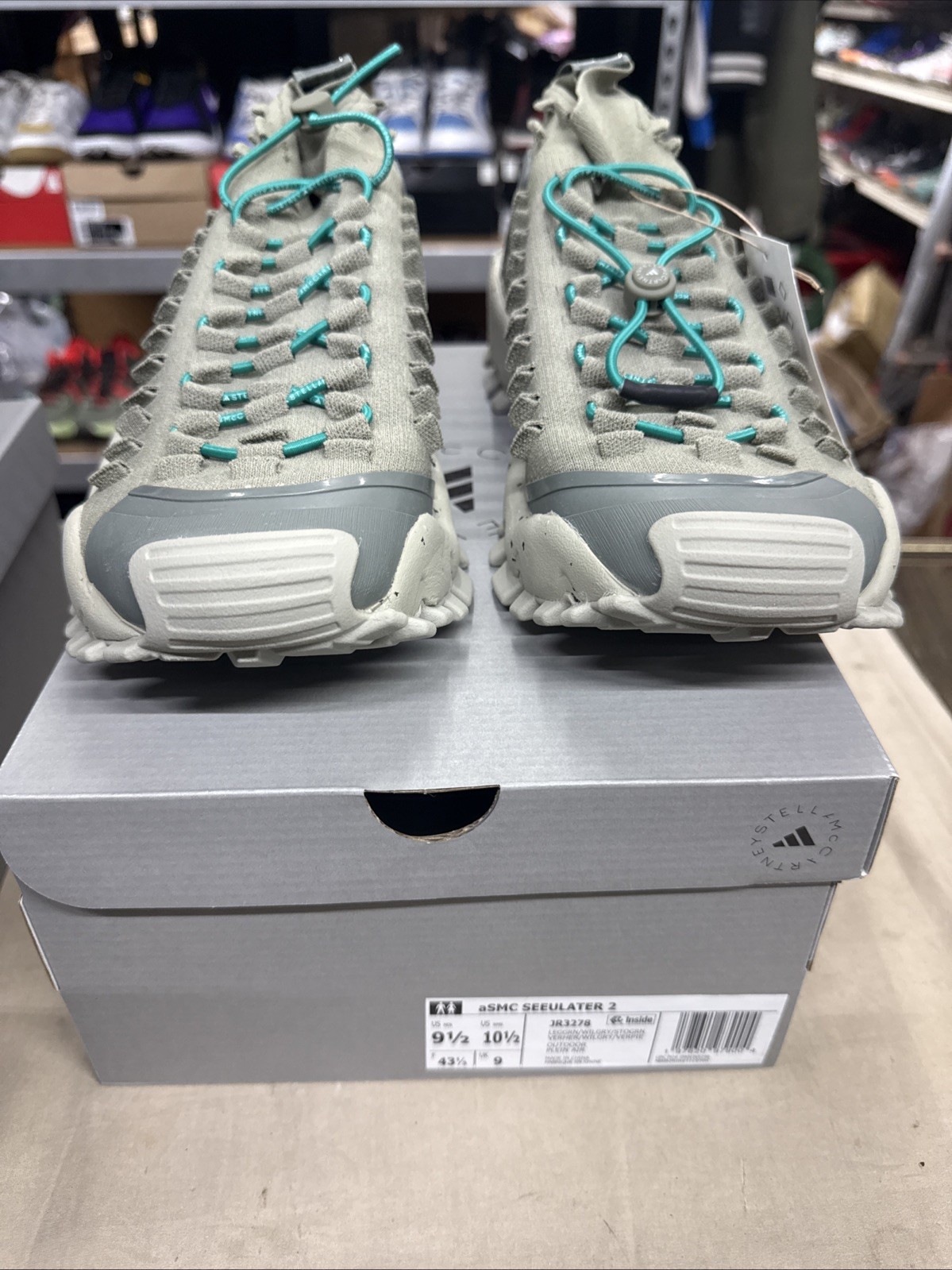 Unisex Stella McCartney x  adidas Seeulater 2 JR3278 aSMC Gray Brown Outdoor