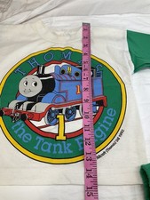 Vintage 1992 Thomas The Tank Engine Kids Shirt Shorts Green VTG-90 s