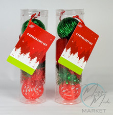 New 2 Pack Christmas Cat Toy Gift Set 4pc Each Stocking Stuffer Holiday