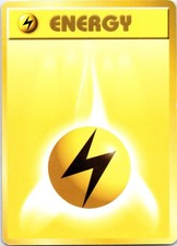 Lightning Energy Base Set Pokemon Japanese Moderately Played