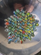 Vintage Lot Of Cats Eye Marbles 1 LB. Q